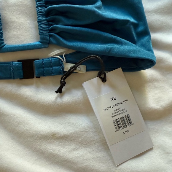 BNWT ONIA BIKINI SET (TOP + BOTTOM) IN MYKONOS BLUE - Picture 6 of 11